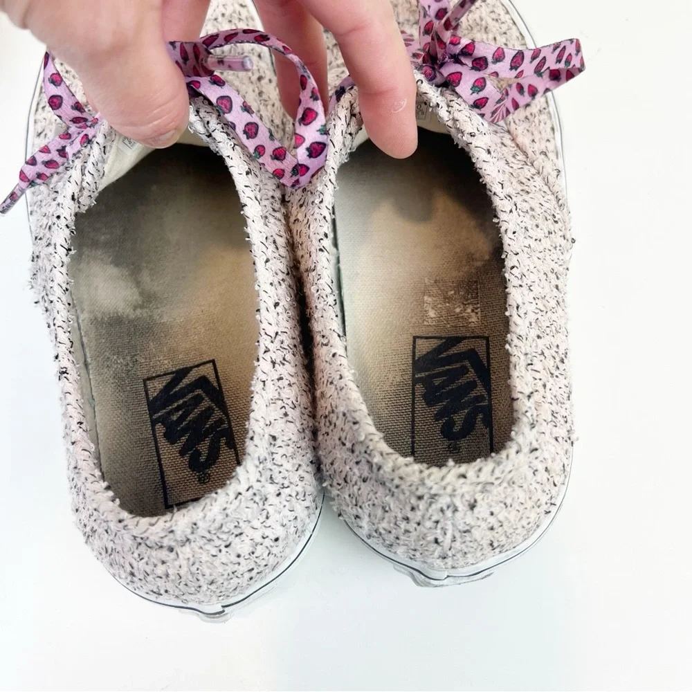 Vans Authentic Boucle Pink Speckled Laced Sneakers Women’s 9 - Picture 5 of 7